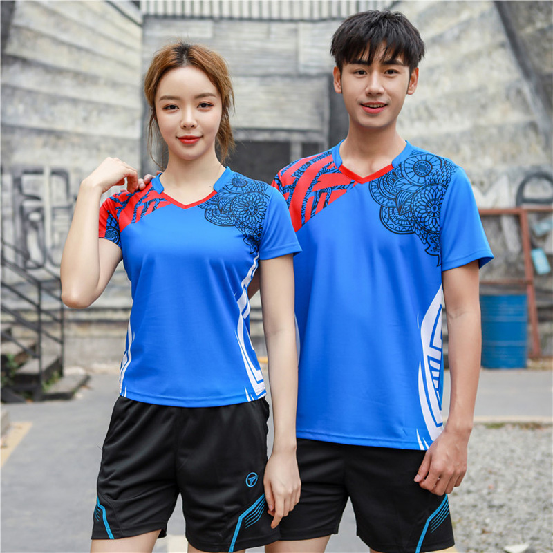 Table Tennis Jersey - ใหม่ Tenis เสื้อผู้ชาย/ผู้หญิง,แบดมินตัน Tshirt,แบดมินตันแขนกุดลายกีฬาปิงปองชุด,tenis Tshirt,แบดมินตัน Jersey