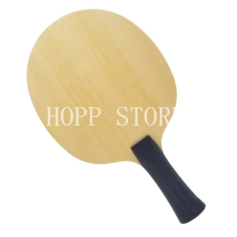 Table Tennis Custom Bat - ไม้ปิงปอง SANWEI T5000 CARBON ของแท้ (คาร์บอนด้านนอก