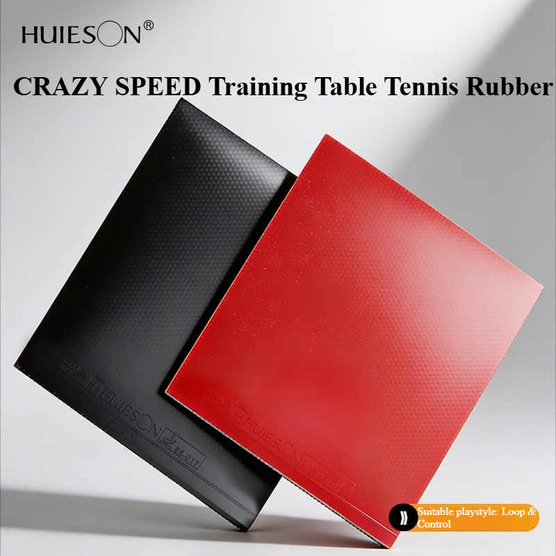 Table Tennis Training - ยางปิงปอง Huieson CRAZY SPEED แบบมีปุ่ม สำหรับฝึกซ้อม