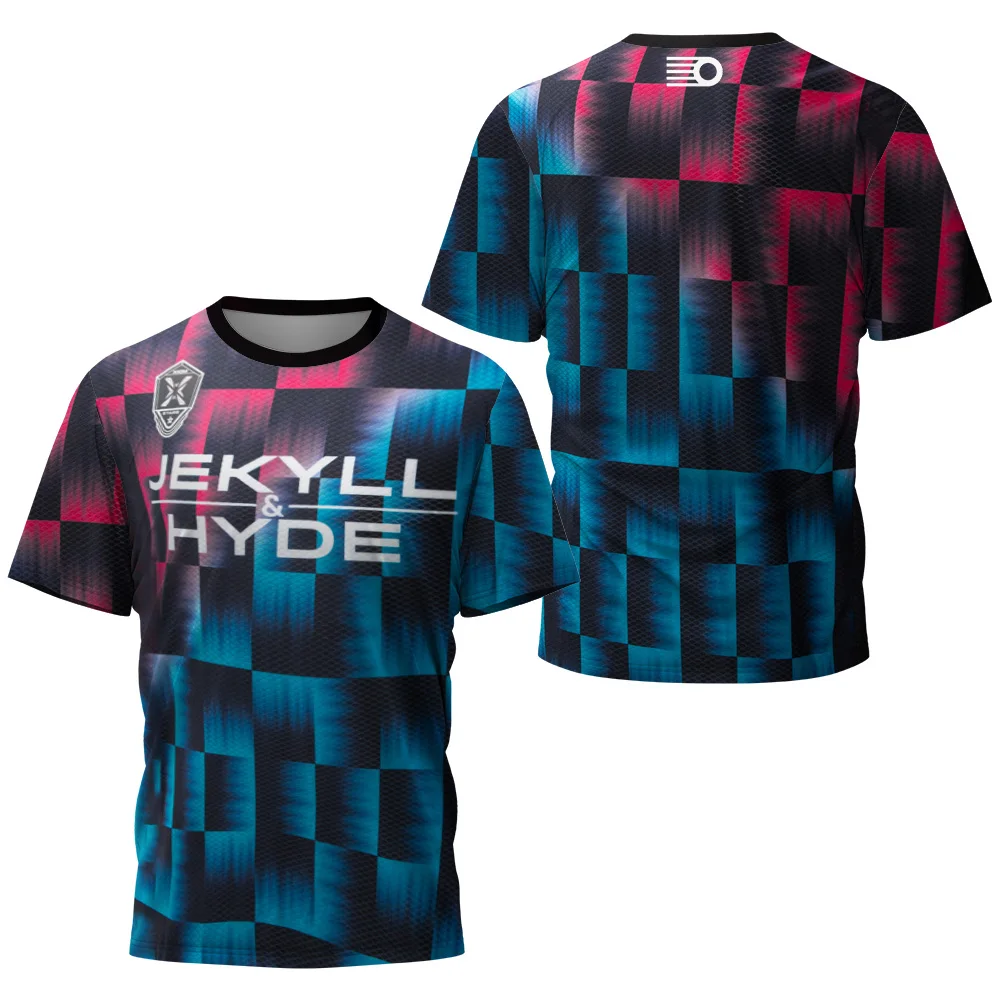 Table Tennis Jersey - เทรนด์แฟชั่นเสื้อยืดเทเบิลเทนนิสผู้ชาย เสื้อยืดเทนนิสแบดมินตันฤดูร้อนผู้ชาย เสื้อยืดเทเบิลเทนนิสคลับ แห้งเร็ว แขนสั้น
