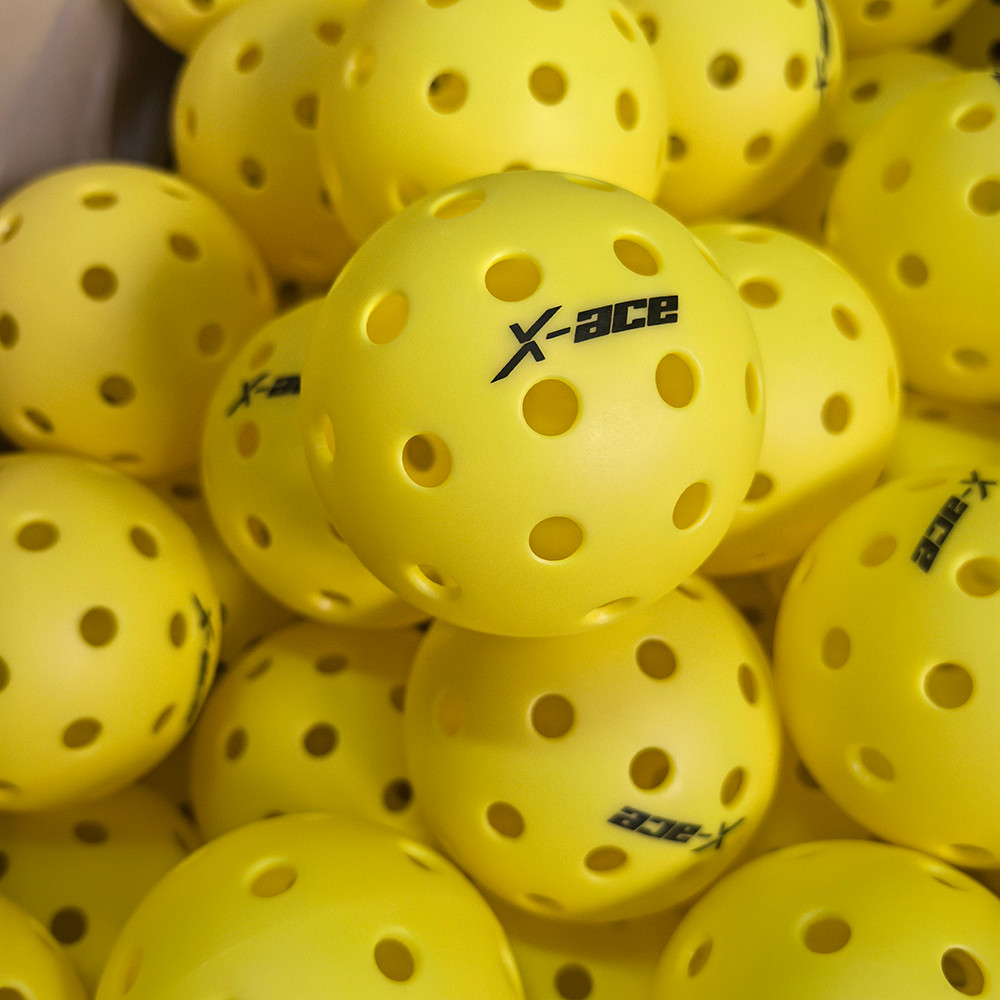 Table Tennis Score - X-ace Pickleballs Balls, โครงสร้างการฉีดขึ้นรูป, ลูกบอลดองในร่มกลางแจ้ง 26/40