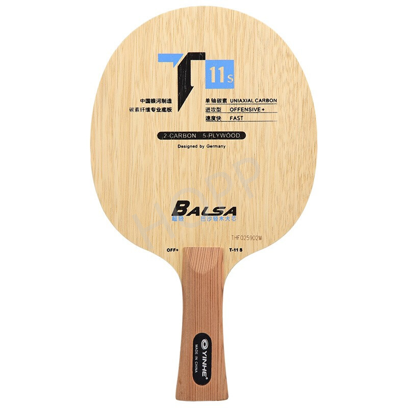 Table Tennis Forehand - YINHE T-11 T11S (Balsa Light น้ําหนักคาร์บอน)