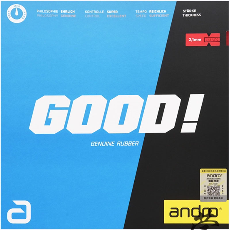 Table Tennis Games - Andro GOOD ยางปิงปอง ไม่เหนียวเหนอะหนะ ยืดหยุ่นสูง แข็งแรง