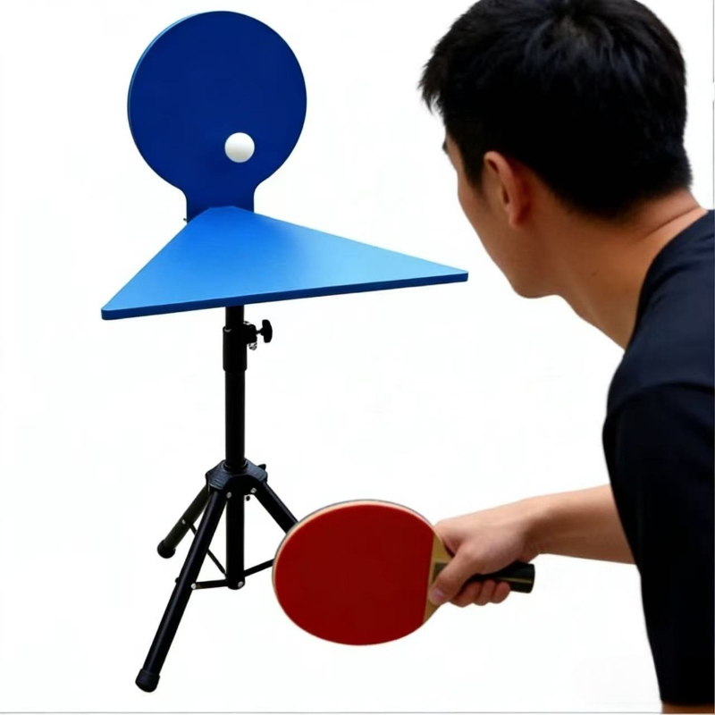Table Tennis How To Play - กระดานฝึกซ้อมปิงปองแบบปรับได้ กระดานรับลูกปิงปองเดี่ยว ทนทาน อุปกรณ์ฝึกซ้อมกีฬาสำหรับมืออาชีพ