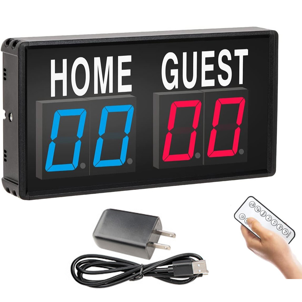Table Tennis Score - ป้ายบอกคะแนน LED แบบพกพา 4 หลัก ดิจิตอล