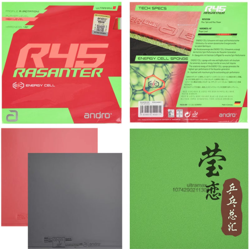 Table Tennis Games - ยางปิงปอง Andro Rasanter R45 47 50