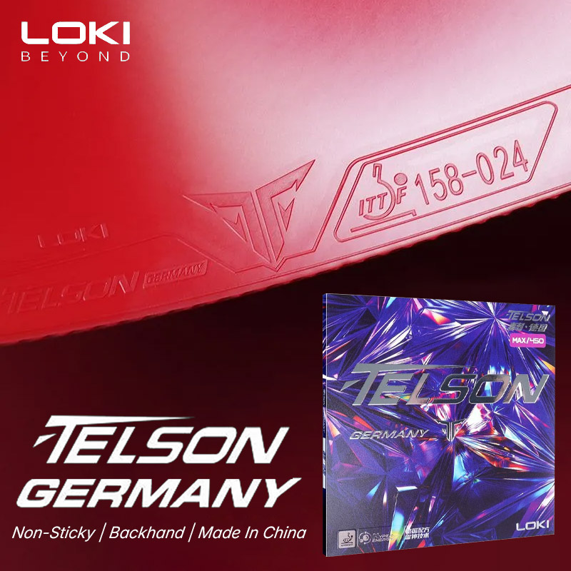 Table Tennis Rubber Protective Film - ยางปิงปอง LOKI TELSON เยอรมนี แบบไม่เหนียว ยางปิงปองคุณภาพสูง