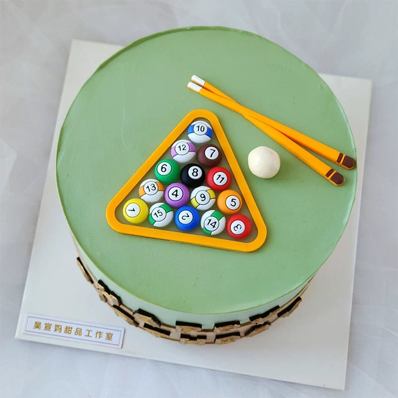 Table Tennis Games - เค้กบิลเลียดวันเกิดตกแต่งสุขสันต์วันพ่อวันเกิดเบียร์พ่อ Happy Men's Party ตารางเทนนิสเค้กเครื่องประดับ