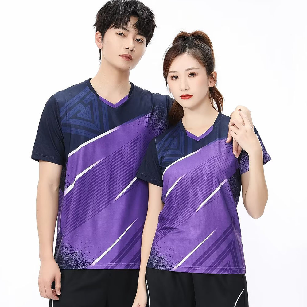 Table Tennis Jersey - เสื้อยืดผู้ชายผู้หญิงเทนนิสเด็กปิงปองแขนสั้น Baju atasan olahraga แห้งเร็วคู่ครอบครัววอลเลย์บอลแบดมินตันฤดูร้อน2023