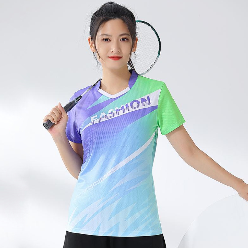 Table Tennis Jersey - ชุดเล่นกอล์ฟ Kaus Bulu tangkis สำหรับผู้หญิงเครื่องแบบลายกีฬาปิงปองแห้งเร็วเสื้อเจอร์ซีย์เล่นปิงปองวอลเลย์บอลขายดี