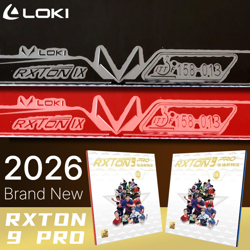 Table Tennis Rubber Protective Film - LOKI RXTON 9 PRO ยางปิงปองแบบพิเศษสำหรับผู้เล่นมืออาชีพ แผ่นยางปิงปองแบบเหนียวพร้อมฟองน้ำ