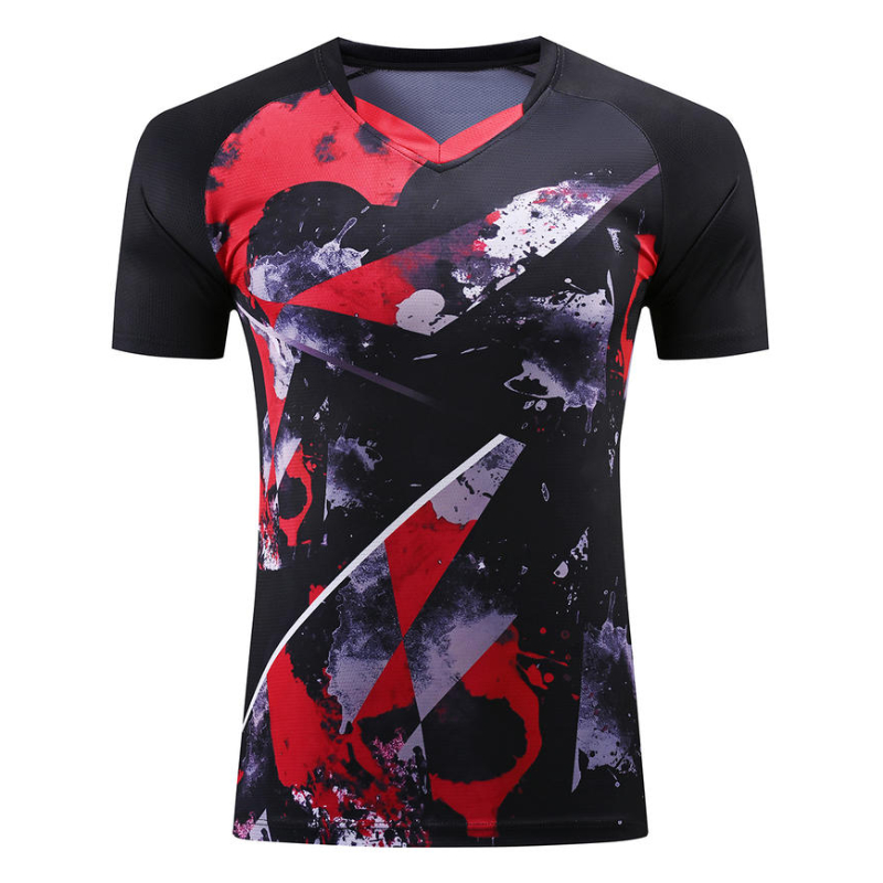 เสื้อปิงปองคอวีสำหรับผู้ชายและ - Table Tennis Jersey บทวิจารณ์และราคา