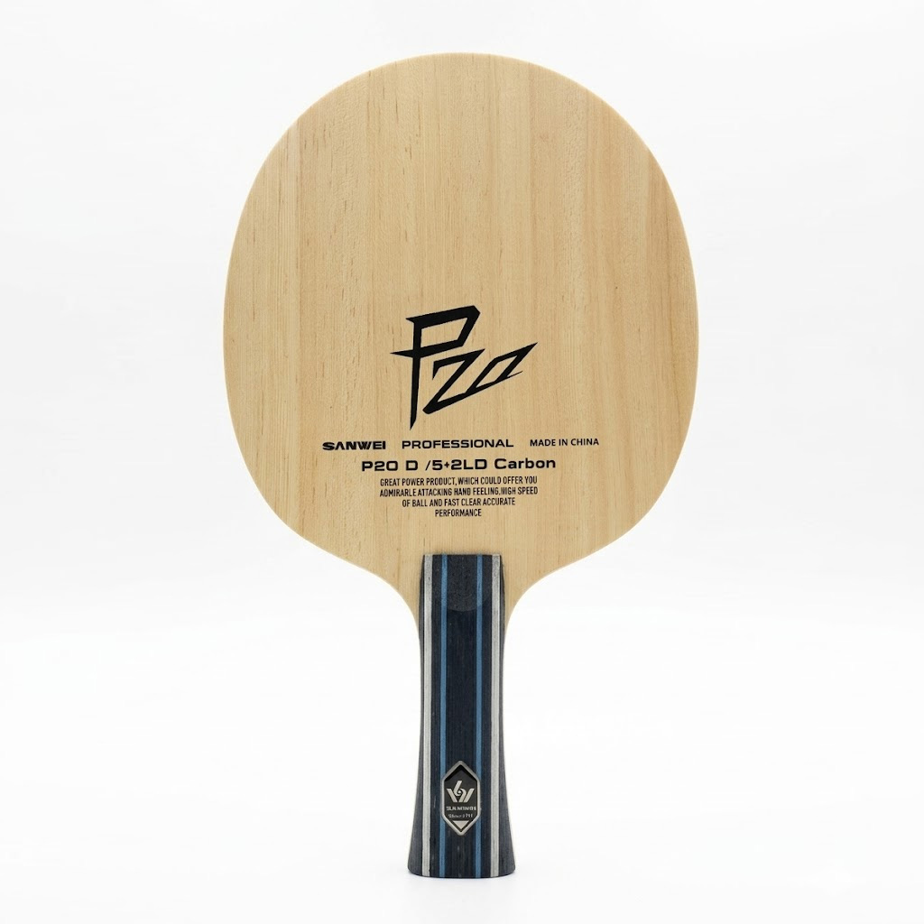 ไม้ปิงปอง SANWEI P20 D คาร์บอน - Table Tennis Custom Bat บทวิจารณ์และราคา