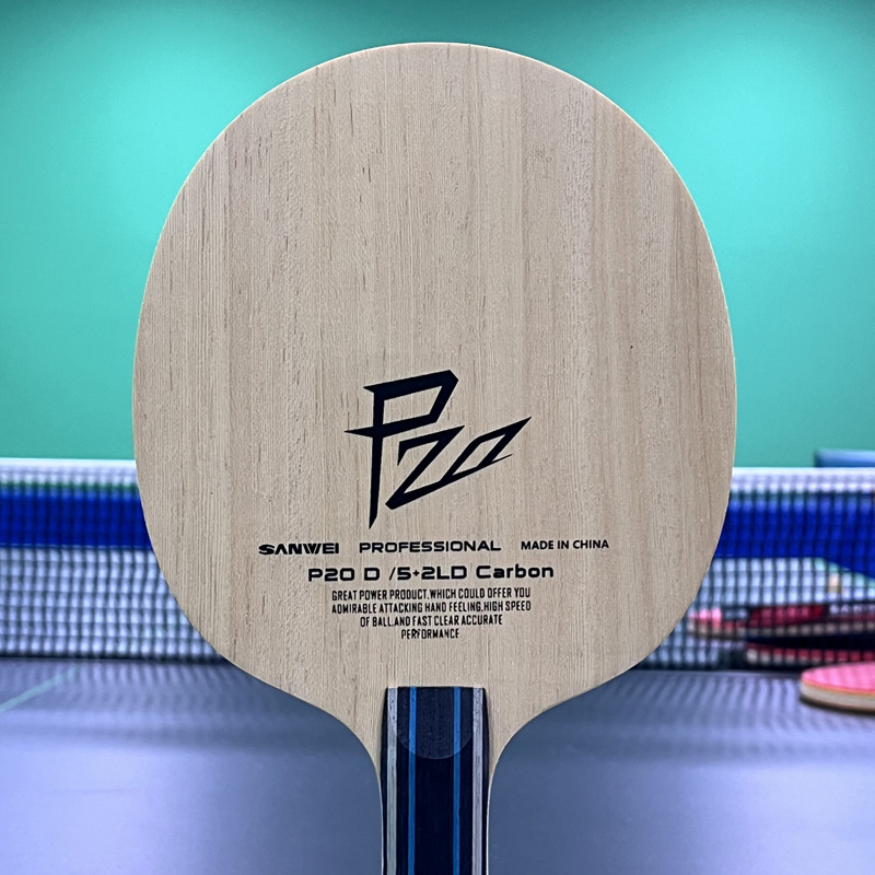 ไม้ปิงปอง SANWEI P20 D คาร์บอน - Table Tennis Custom Bat บทวิจารณ์และราคา