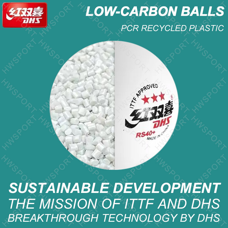 DHS ลูกปิงปอง RS40 + ยี่ห้อใหม - Table Tennis Ball Brand บทวิจารณ์และราคา