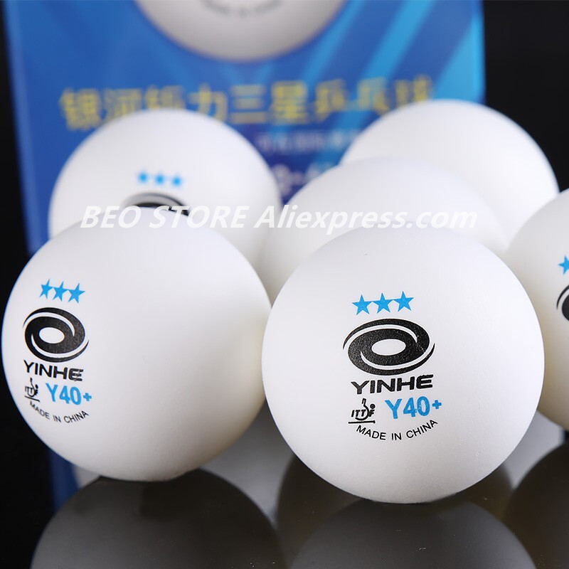 60ลูก YINHE 3-Star Y40 + H40 + - Table Tennis How To Play บทวิจารณ์และราคา