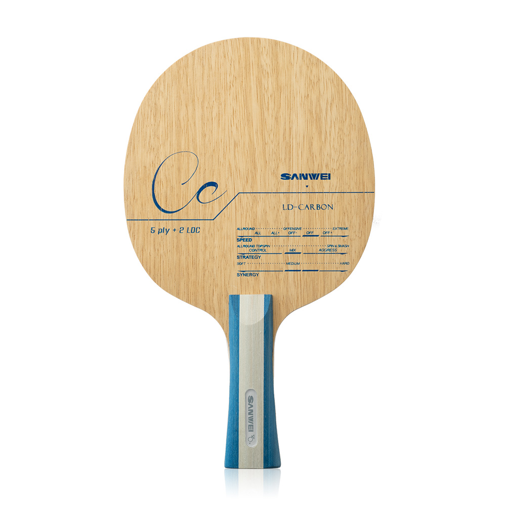 ไม้ปิงปอง SANWEI CC CARBON สำห - Table Tennis Custom Bat บทวิจารณ์และราคา