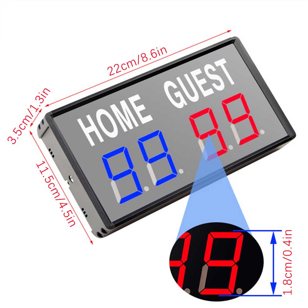4-Digit LED Electronic Score K - Table Tennis Score บทวิจารณ์และราคา
