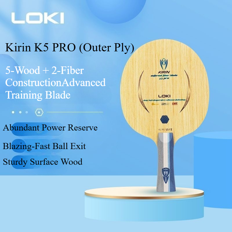 ไม้ปิงปอง LOKI Kirin K5 PRO 5  - Table Tennis Training บทวิจารณ์และราคา