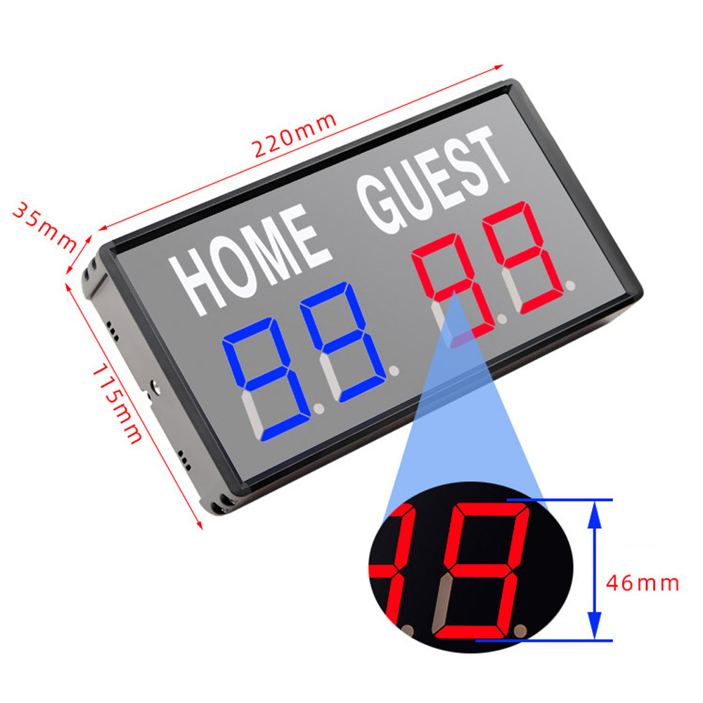 ป้ายบอกคะแนน LED แบบพกพา 4 หลั - Table Tennis Score บทวิจารณ์และราคา