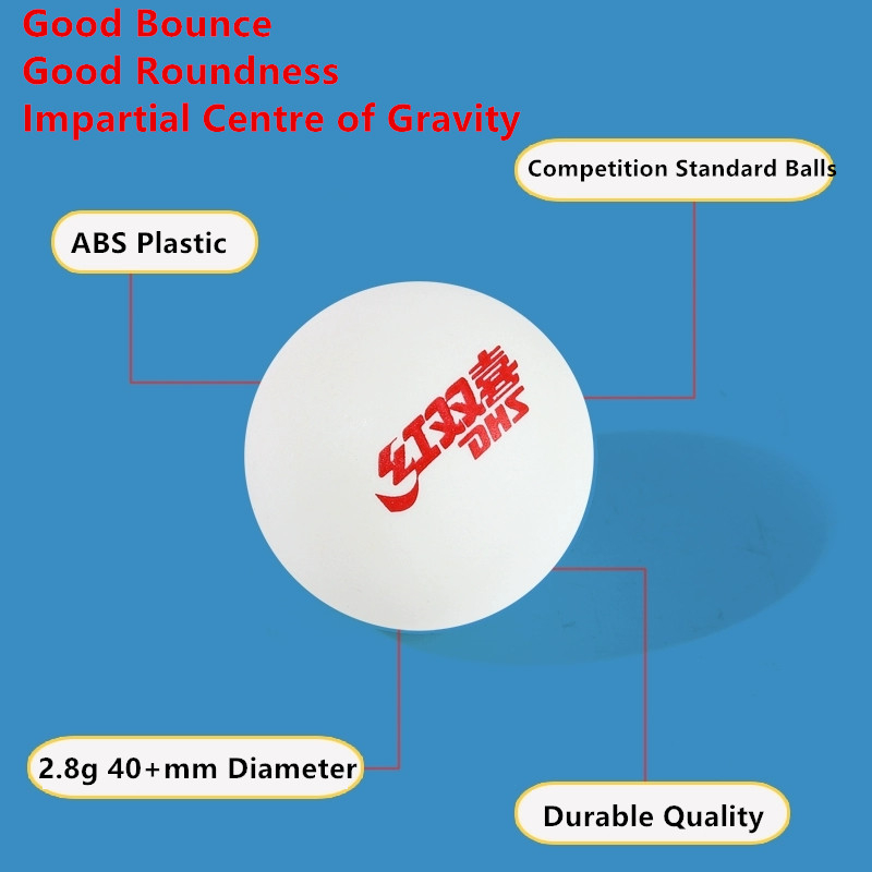 20/50/100 PCS DHS ลูกปิงปอง 40 - Table Tennis How To Play บทวิจารณ์และราคา