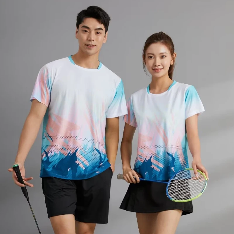 เสื้อเทเบิลเทนนิสชายหญิงแขนสั้ - Table Tennis Jersey Design บทวิจารณ์และราคา