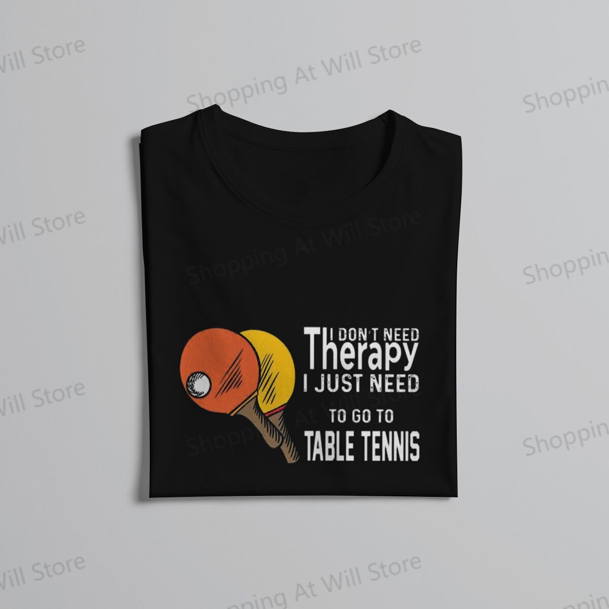 เสื้อลายกีฬาปิงปองผ้าฝ้ายบำบัด - Table Tennis Jersey บทวิจารณ์และราคา