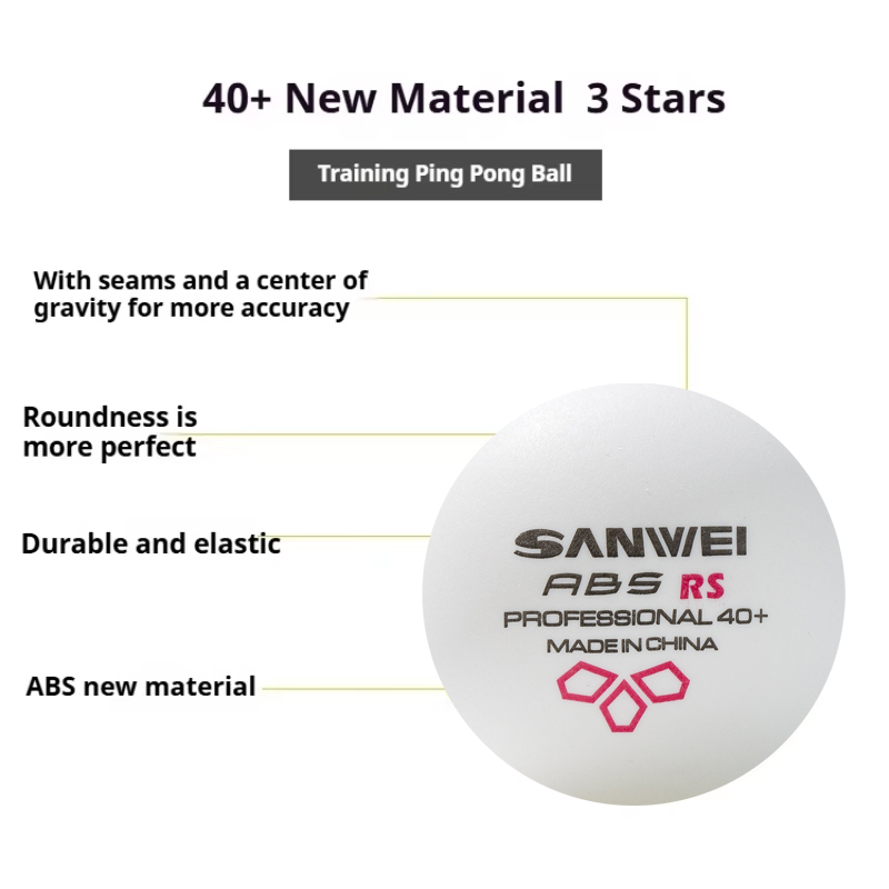 ลูกปิงปอง SANWEI RS40+ 3 ดาว ผ - Table Tennis How To Play บทวิจารณ์และราคา