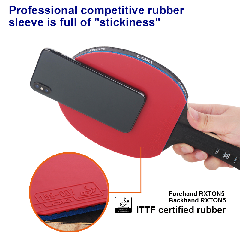 ไม้ปิงปองแบบกำหนดเอง ยาง ITTF  - Table Tennis Custom Bat บทวิจารณ์และราคา