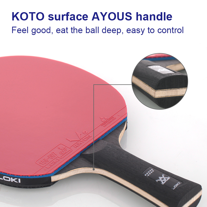 ไม้ปิงปองแบบกำหนดเอง ยาง ITTF  - Table Tennis Custom Bat บทวิจารณ์และราคา