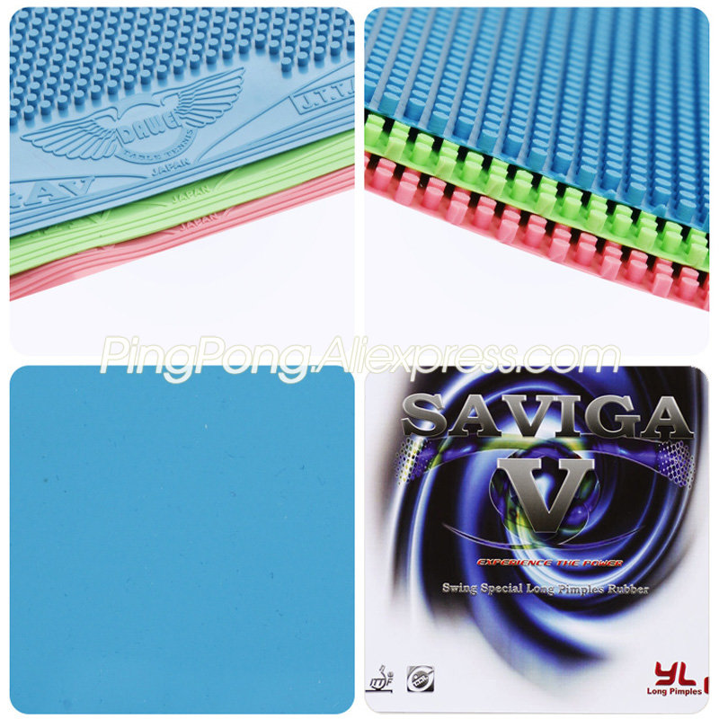 สีสัน DAWEI SAVIGA V Pips-ยาวป - Table Tennis Forehand บทวิจารณ์และราคา