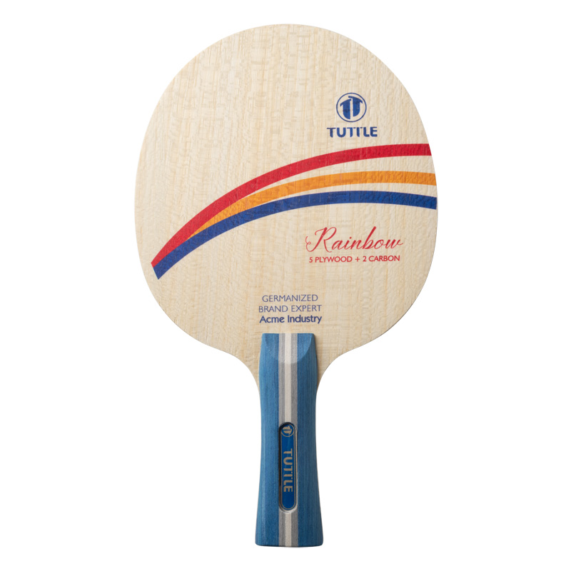 ไม้ปิงปอง TUTTLE Rainbow Carbo - Table Tennis Custom Bat บทวิจารณ์และราคา