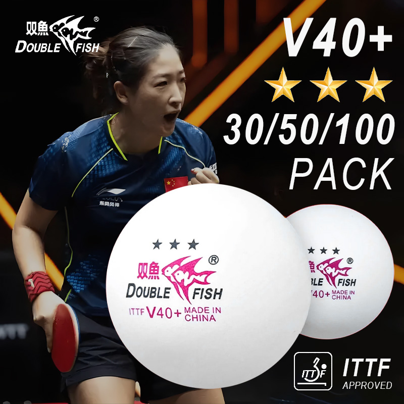 ดับเบิ้ลฟิช 3 สตาร์ V40+ 30/50 - Table Tennis How To Play บทวิจารณ์และราคา