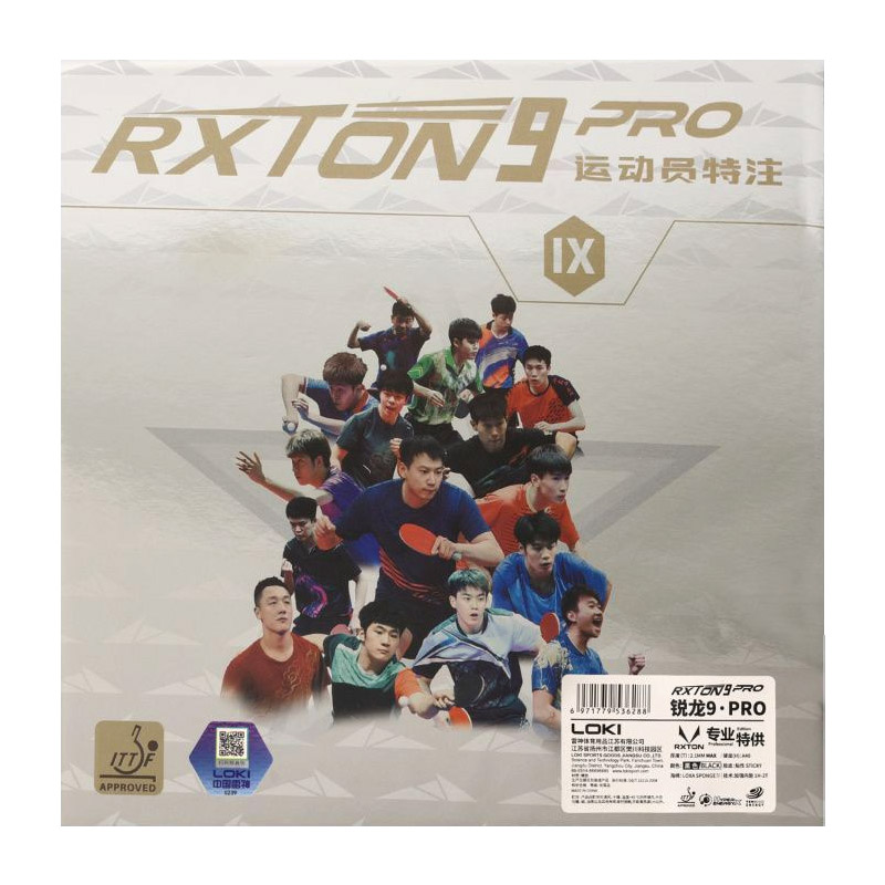 LOKI RXTON 9 PRO ยางปิงปองแบบพ - Table Tennis Rubber Protective Film บทวิจารณ์และราคา
