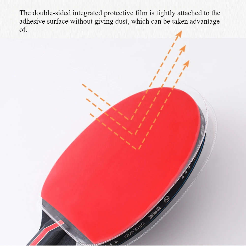 ไม้ปิงปองด้านล่างเชื่อมต่อฟิล์ - Table Tennis Rubber Protective Film บทวิจารณ์และราคา